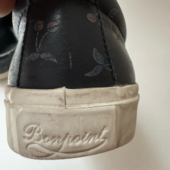 Authentic BONPOINT Girls Cherry Sneakers - Size 27