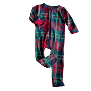 Convertible Zipper Sleeper | Peacock Plaid