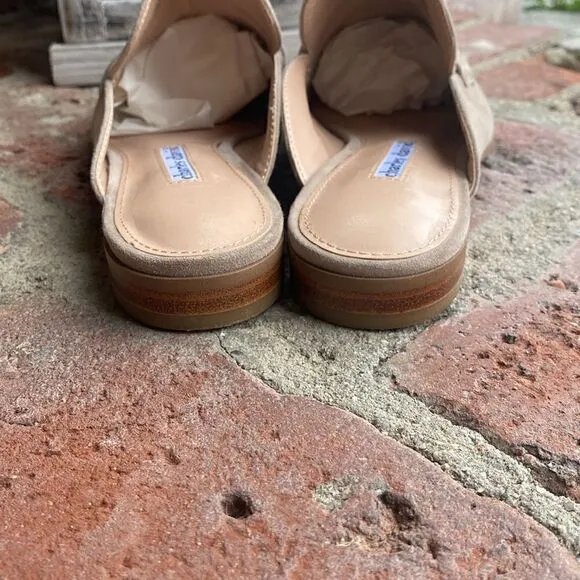 NWT Charles David Forum Suede Mule in Truffle (Taupe) Size: 6