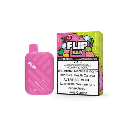 Tropical Ice and Passion Punch Ice - Flip Bar Disposable