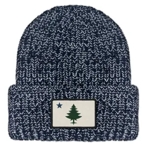 Vintage Maine Flag Patch Chunky Knit